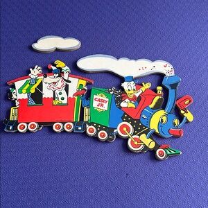 Casey Jr. Disney Train 1950’s Donald,Goofy, Mickey, Pinocchio, Dumbo, Minnie